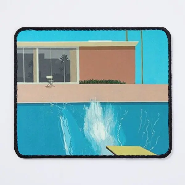 

David Hockney Blue Splash 1967 Mouse Pad PC Printing Gamer Play Desk Keyboard Anime Gaming Computer Mat Mens Mousepad Carpet