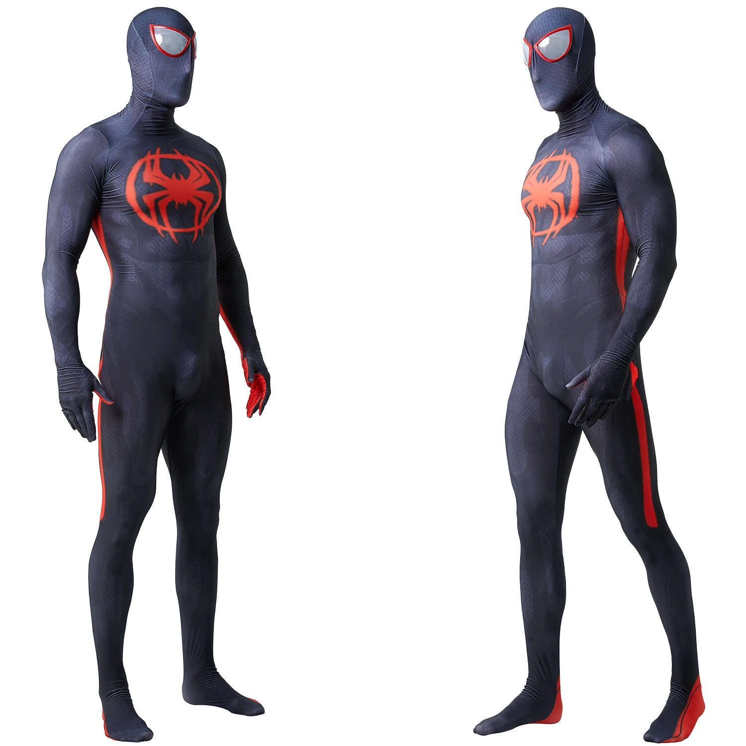 Across the Spiderman Verse Косплей Костюм Майлза Моралеса PS5 ARKHAM ORIGINS Супергерой Боди из