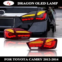 dragon oled taillight for toyota camry 2012 2013 2014 rear running lamp brake reverse turn signal tail lights