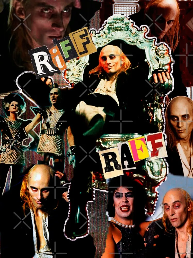 Классическая футболка Riff Raff из фильма Рокки ужас