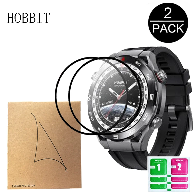 

2pcs 3D Full Cover Screen Protector For Huawei Watch Ultimate Soft PMMA PET Film For Ultimate HD Anti-scratch Film Accessories