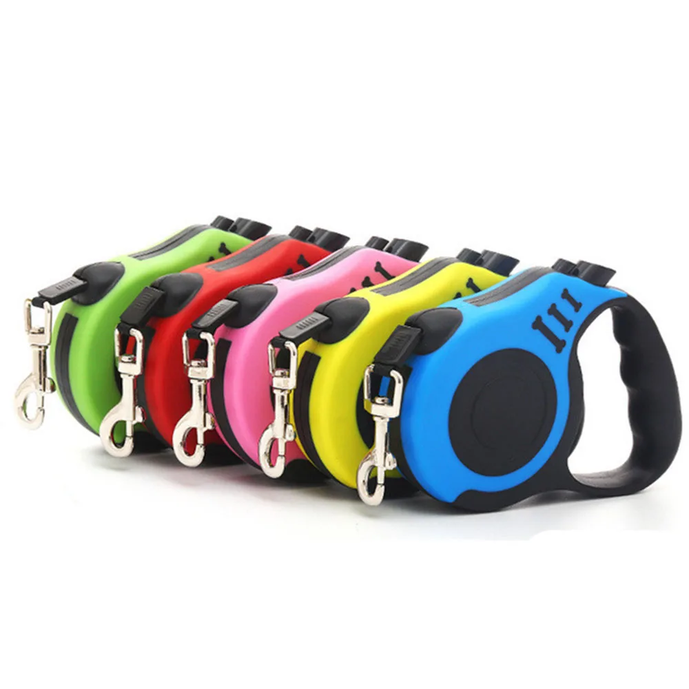 

Dog Leash 3M 5M Durable Leash Nylon Automatic Retractable Leash Dog Walking Automatic Extending Dog Leash Rope