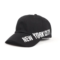 new york city letter embroidery baseball cap for men woman fashion hip hop curved brim solid peaked hat street sport dancer hats
