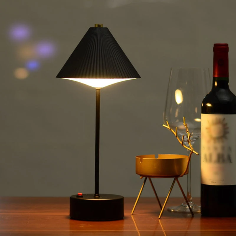 

Настольная лампа в стиле ретро, перезаряжаемый сенсорный светильник с регулируемой яркостью для бара, спальни, отеля, гостиной, ресторана, комнатный Декор
