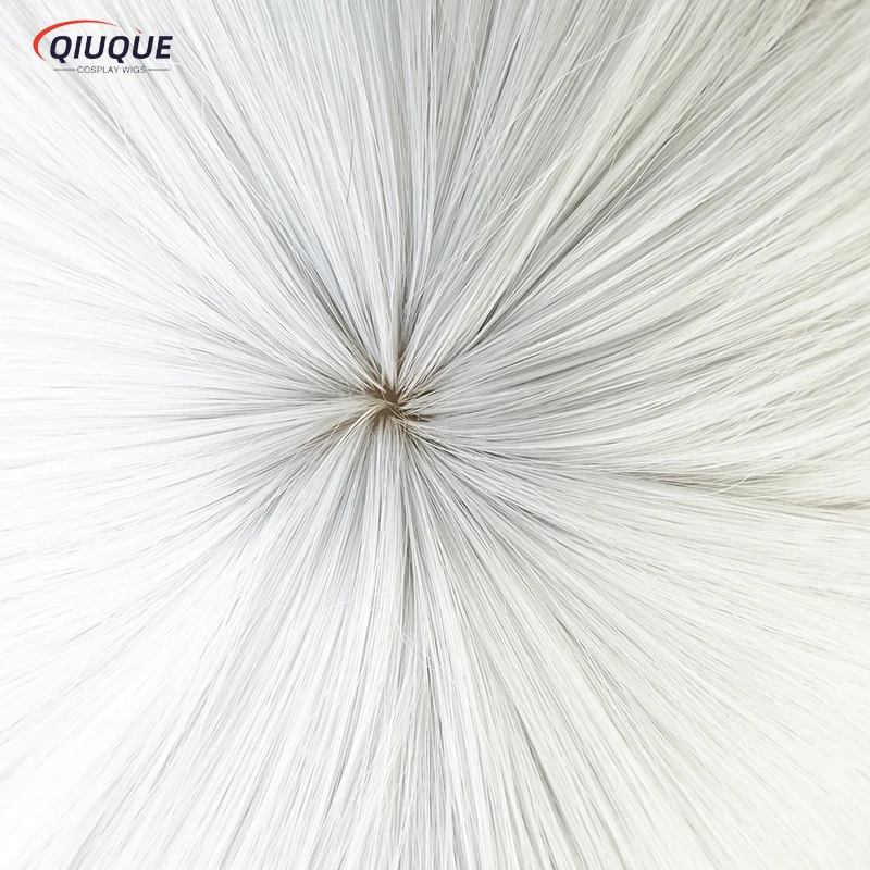 Парик для косплея Game Reverse 1999 с карманом лекарств длинные серебристые белые