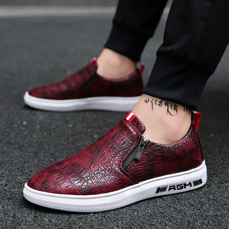 

SOLI2 Casua Black Red shoes Spring Young Boy Breathable Designer Casual Adult Shoes Men Casual Fashion Men Shoes S14666-S14681