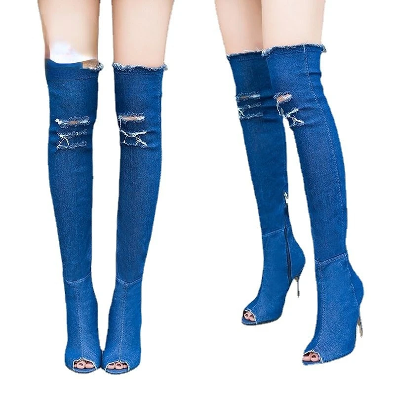 Women Thigh High Boots  Women Thigh High Boots 2022 Winter Women Boots High Heels Tassel  Boot Ladies Shoes Good Service Boots