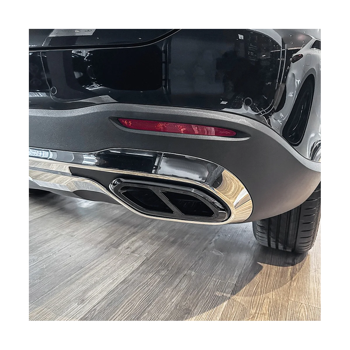 Автомобильный задний глушитель выхлопной трубы наконечник глушителя Накладка