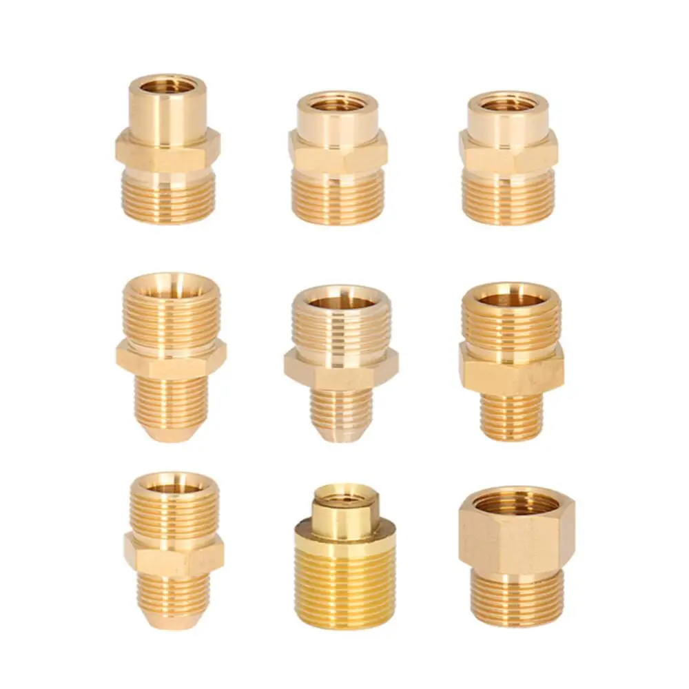 Переходник M22 (штекер)/M14 (разъем) латунный для моющего устройства высокого