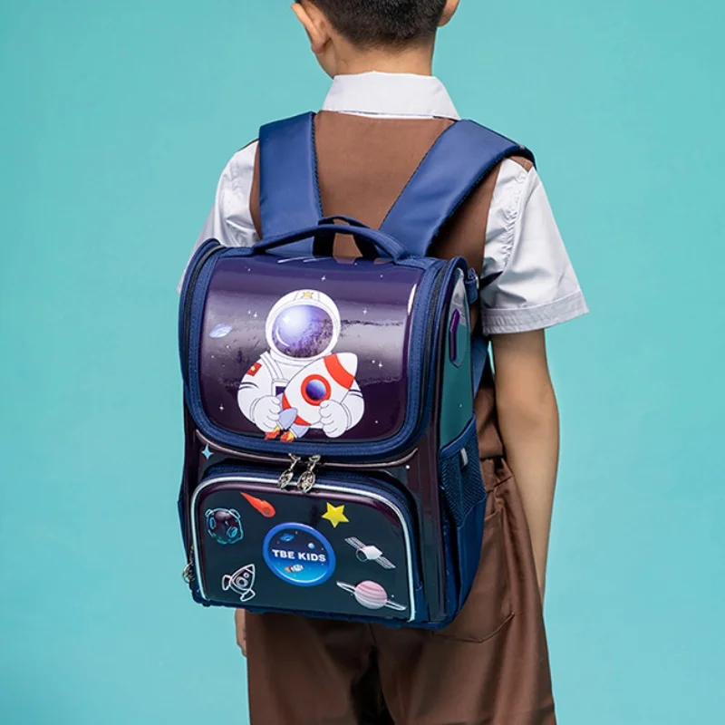 Cute Girl Princess Mermaid Unicorn Boy Astronaut Large Backpacks New Cartoon Dinosaur Fashion Children Clamshell Schoolbags Hot