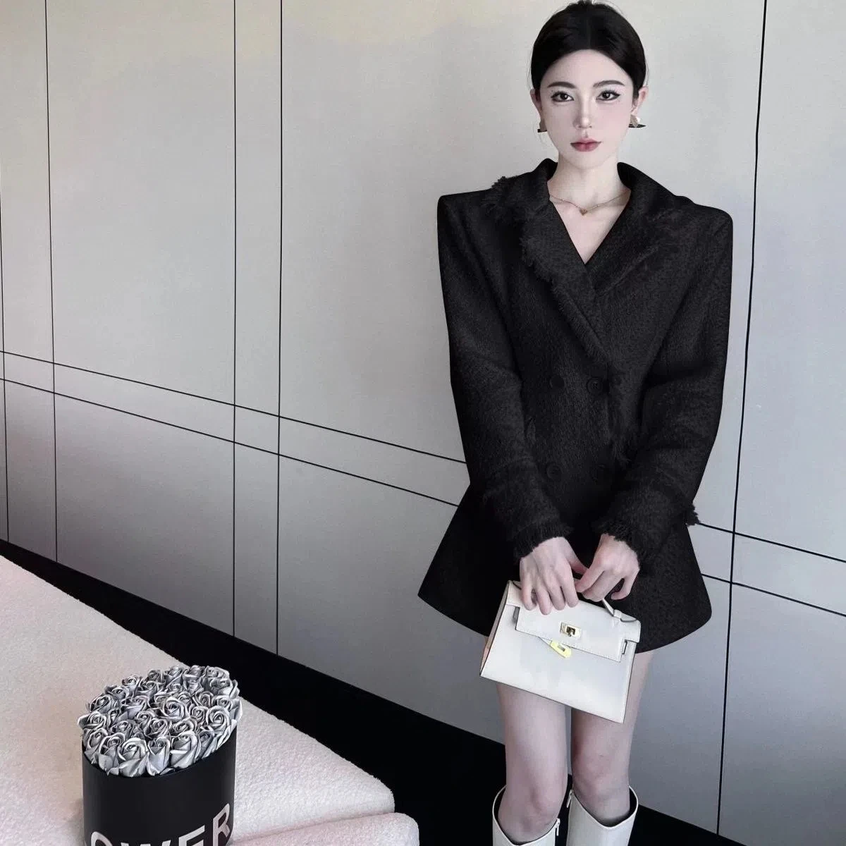 Популярная верхняя одежда для женщин 2024 осень-зима новая мода утепленный