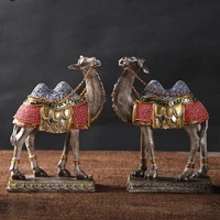 room decor home decoration accessories for living room tourist souvenirs creative resin camel crafts desk figurine