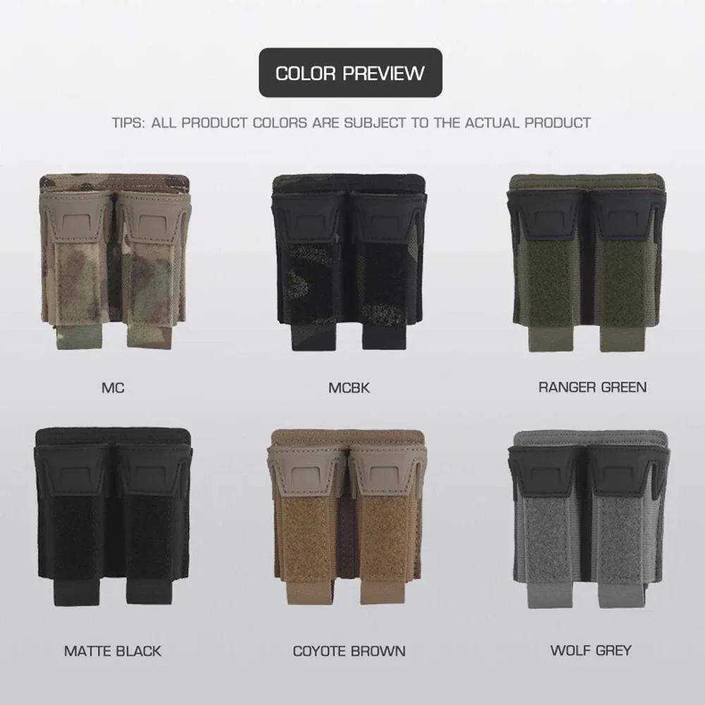 9 мм двойной чехол для магазина Agilit стиль клещи подсумок пистолета MOLLE