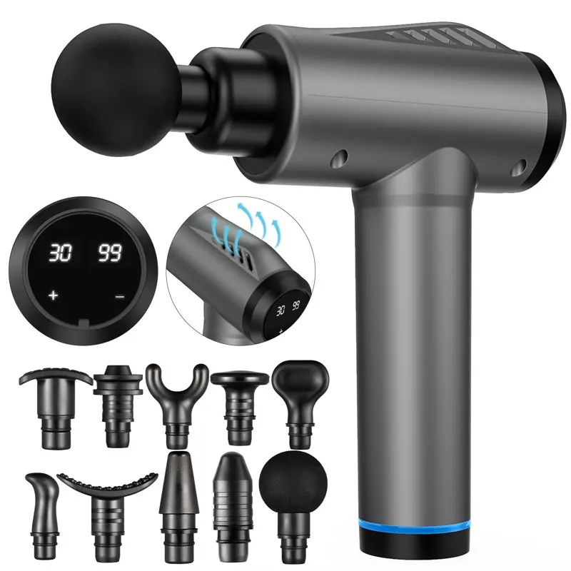 

Handheld Muscle Massage Gun Deep Tissue Body Leg Massager Gun for Circulation and Pain Relief
