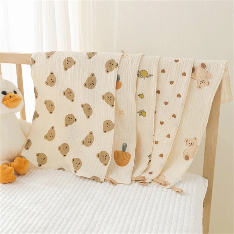 

Long Burp Cloth for Baby Kindergarten Face Towel Infant Drooling Bibs Washcloth Cotton Muslin-Handkerchief Nursing Towel