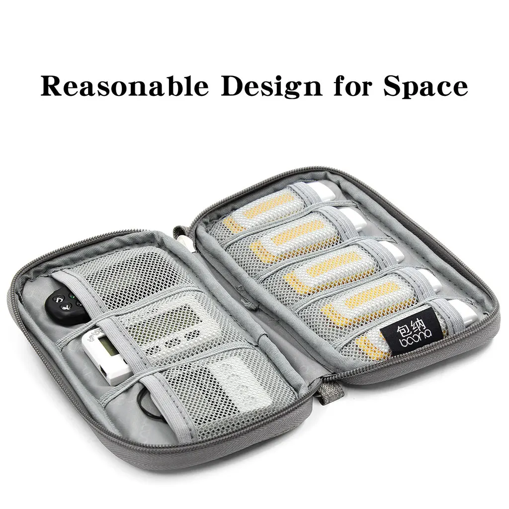 Оксфордская сумка для переноски USB флэш-накопителя шнуры кабели U-образный экран