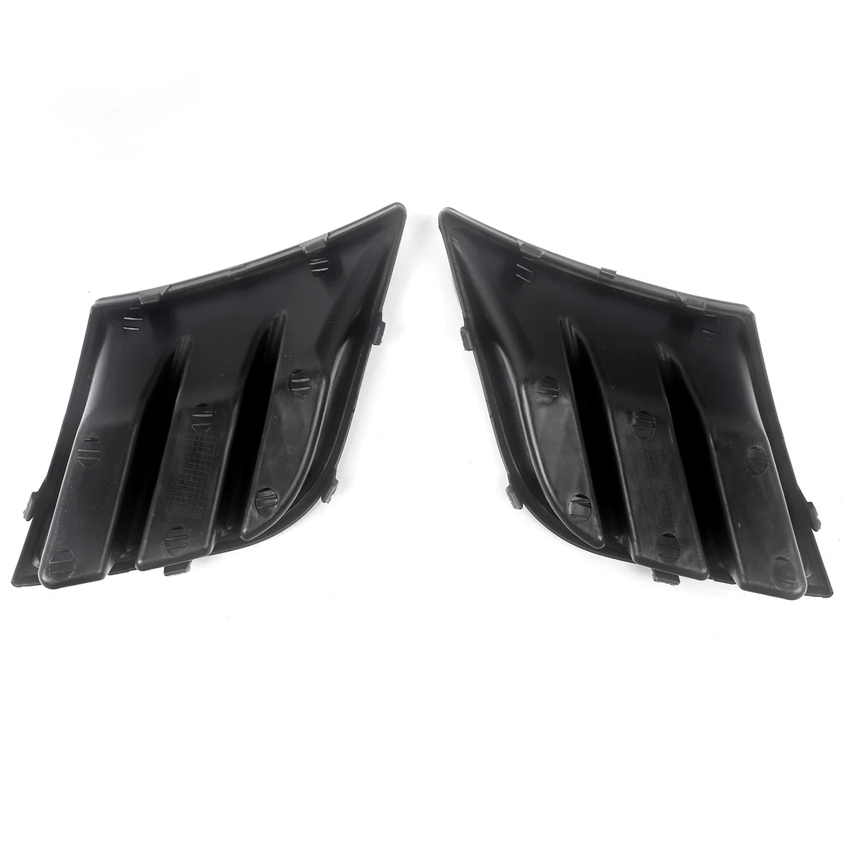 Пара черных противотуманных фар на передний бампер решетка для Peugeot 107 2009-2012 без