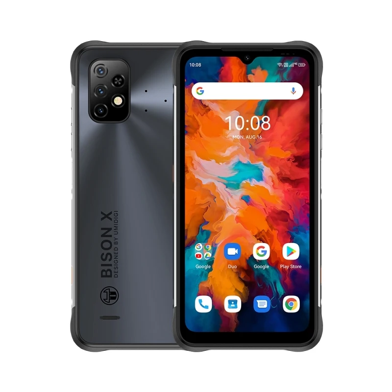 

UMIDIGI BISON X10 Rugged Phone 4GB RAM 64GB ROM/ 6GB RAM128GB ROM 6150mAh 6.53inch Android 11 MTK Helio P60 Octa Core OTG NFC