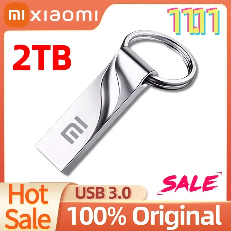 XIAOMI Новый металлический флэш-накопитель емкостью 1 ТБ 2 256 ГБ 512 водонепроницаемые