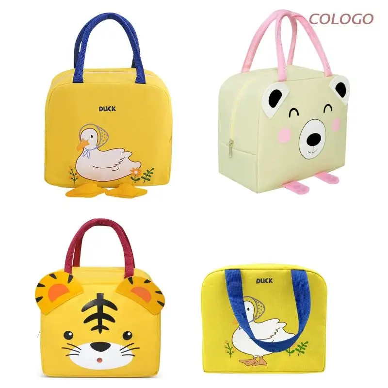 

Изолированный контейнер из ткани Оксфорд для ланча, Легкая очистка, пищевая сумка большой емкости D0LD