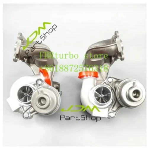 

Billet 6+6 17T Twin Turbochargers TD04L 07031+07051 For B E90 E92 E93 135i 335i N54 700HP Turbo These are Brand New N