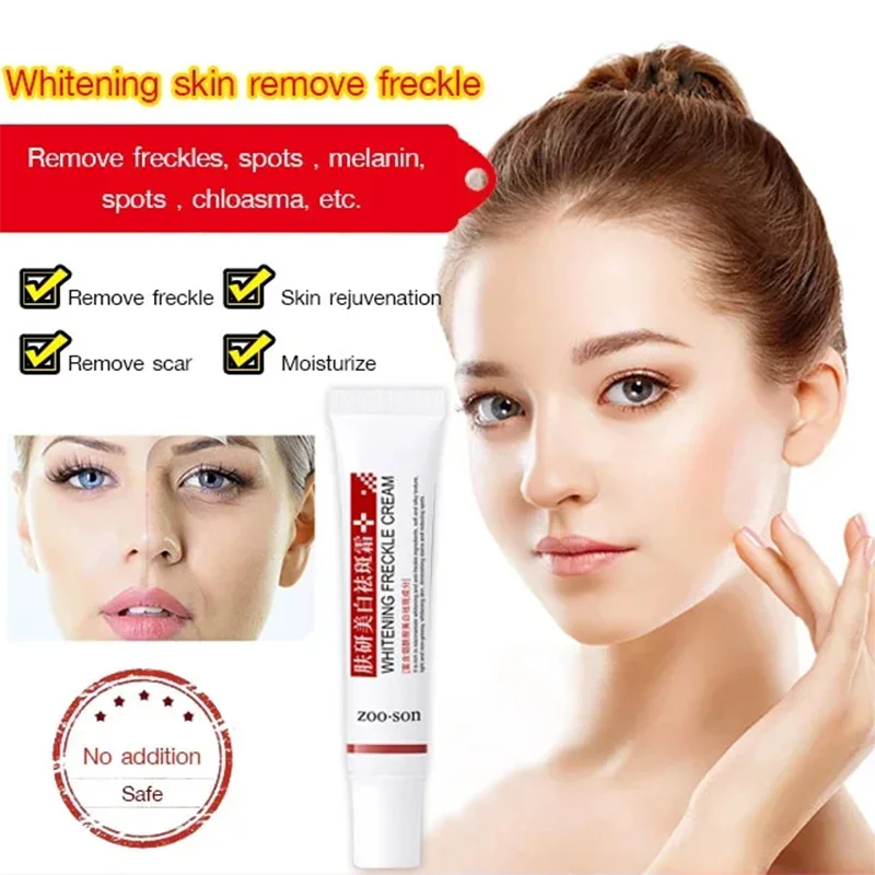

2pcs Freckle Cream Whitening Remove Stains Melanin Moisturizing Cream Brighten Refreshing Anti-freckle Face Skin Care Creams