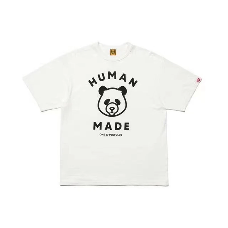 

2023White Slub CottonWHITE T-shirts Men Women 1:1 Best QualityCartoon Animal Print HUMAN MADE T Shirt Top Tees