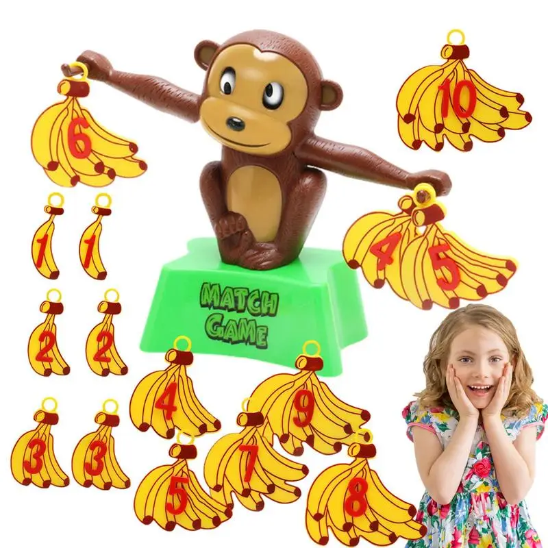 

Детская развивающая математическая балансировка, игрушка, искусственные бананы, балансировочные весы, детская игра, Обучающие игрушки