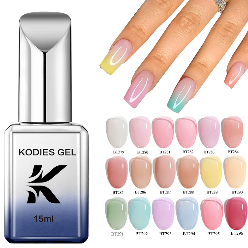 Полупрозрачный Гель-лак для ногтей 15 мл