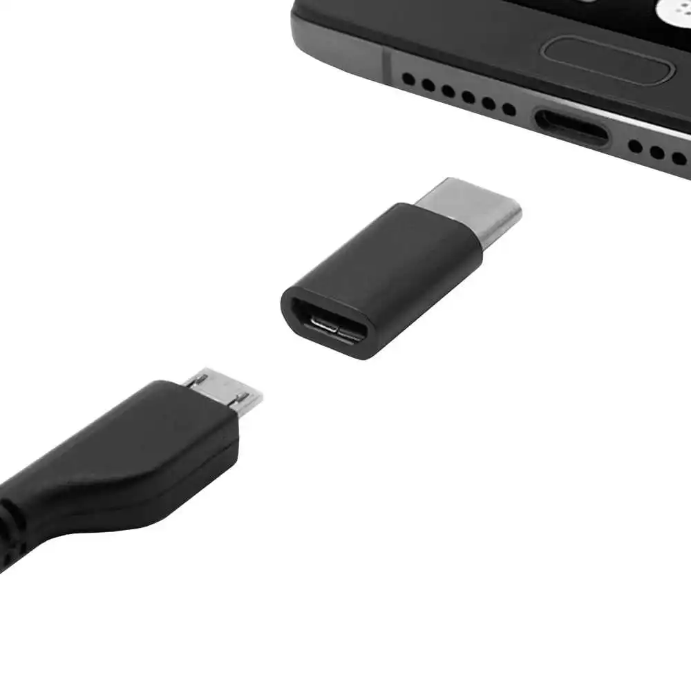Адаптер для синхронизации данных с разъемом Micro USB на штекер Type-C 5 контактов