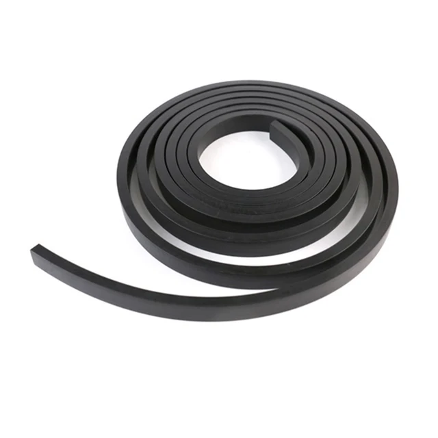 1 Meter Black Silicone Rubber Seal Strip Width 10/15/20/30/40/50mm