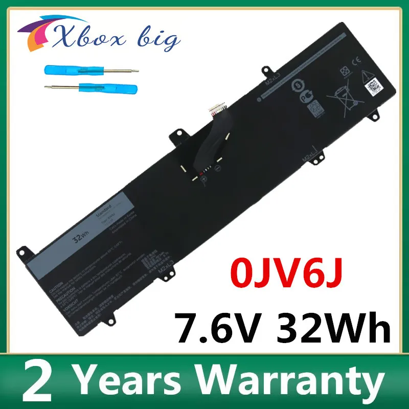 

0JV6J Laptop Battery For Dell Inspiron 3168 8NWF3 PGYK5 0HH6K9 11-3000 3162 3164 OJV6J 7.6V 32Wh