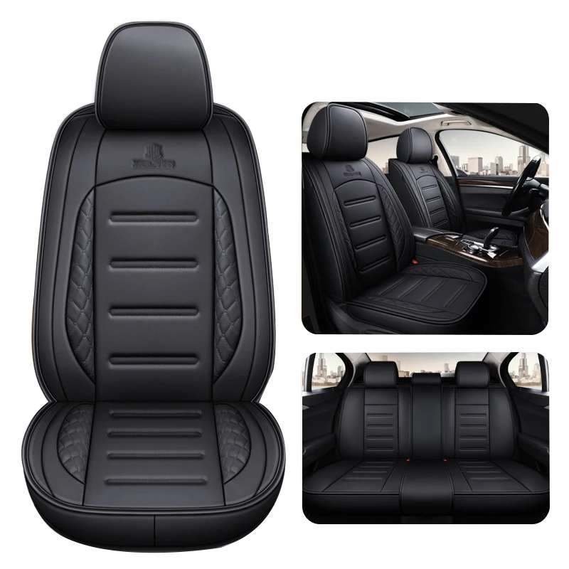 

Universal Leather Car Seat Covers For Honda Accord Crosstour Odyssey Pilot CR-V S2000 HR-V Passport Prelude Civic Auto Carpets C