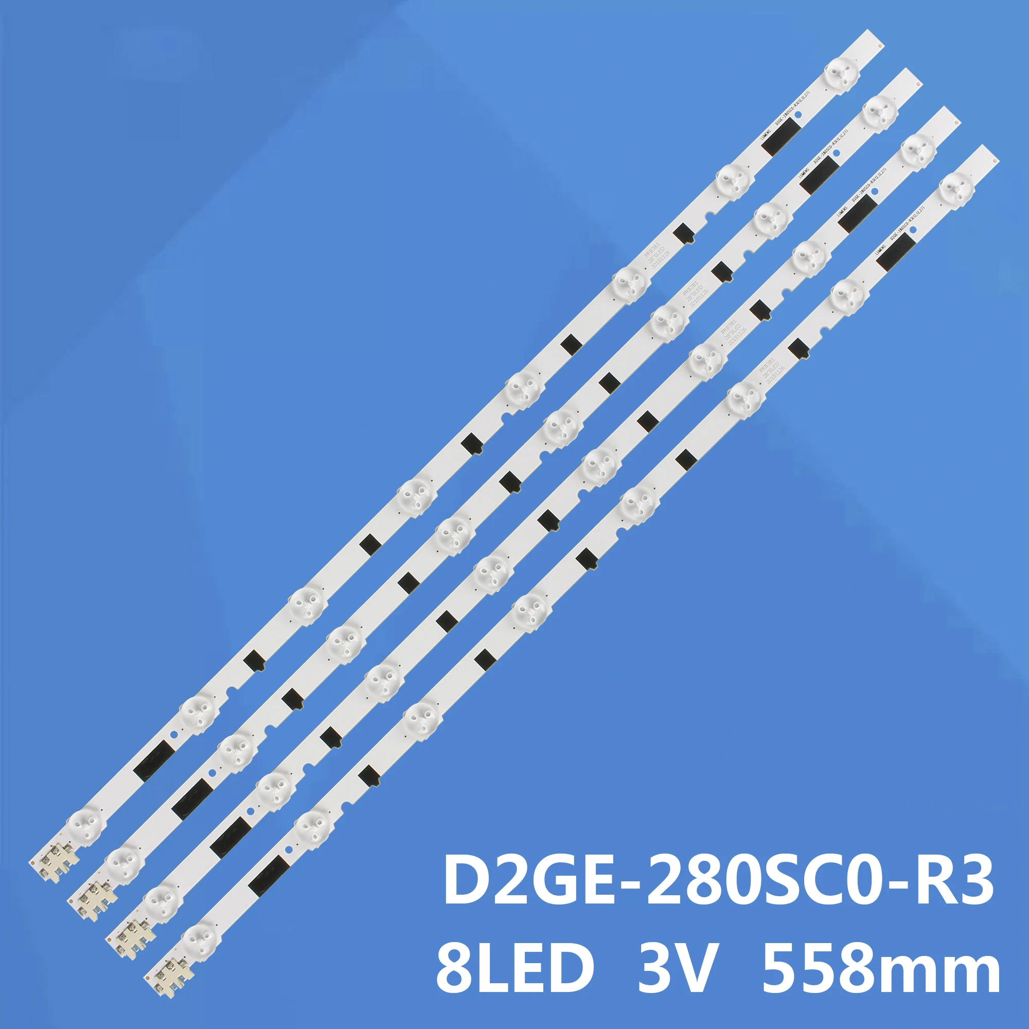 40pcs New 558mm LED backlight D2GE-280SC0-R3 2013SVS28H for samsung UA28F4088AR UE28F5000 UE28F4000AS HG28EB670 UE28F4000