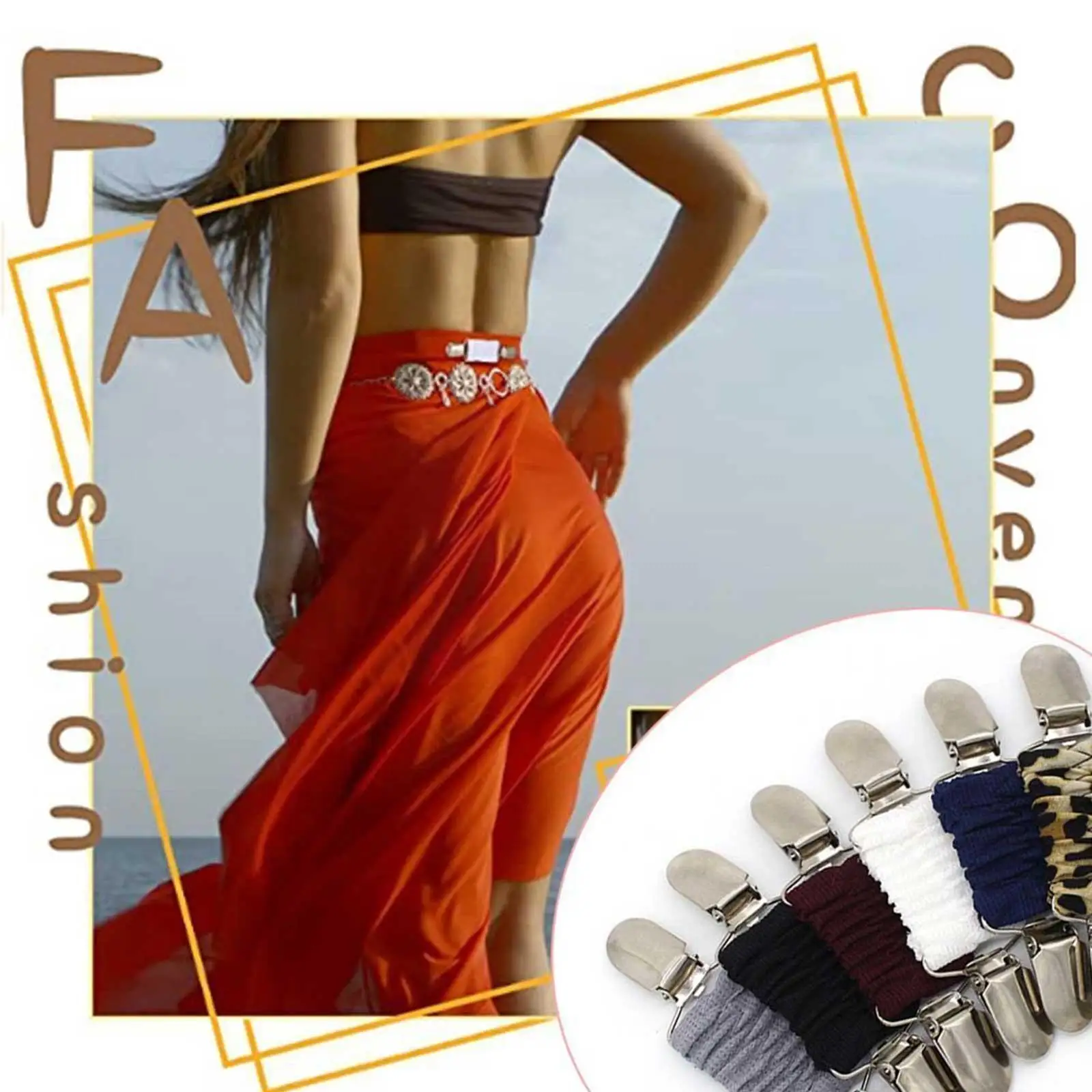 

Elastic Clamp Clip For Women Shirt Clips Shawl Clip To Tighten Dress Cardigan Collar Clips Fit Dress Cinch Clips Outdoor Tr N4p3