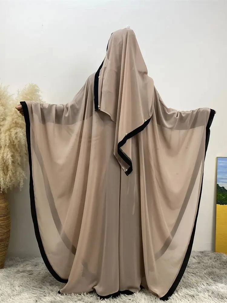 Рамадан Eid Khimar комплекты для мусульман Hijab платье молитвенная одежда женщин Abaya