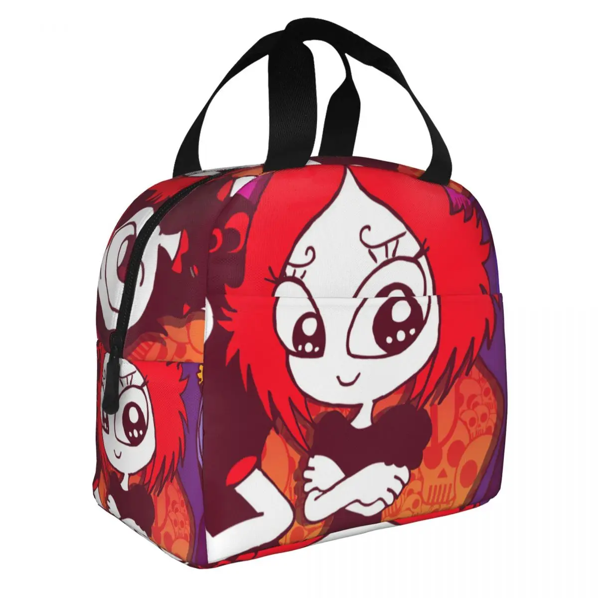 Ruby Gloom Lunch Bento Bags Portable Aluminum Foil thickened Thermal Cloth Lunch Bag for Women Men Boy