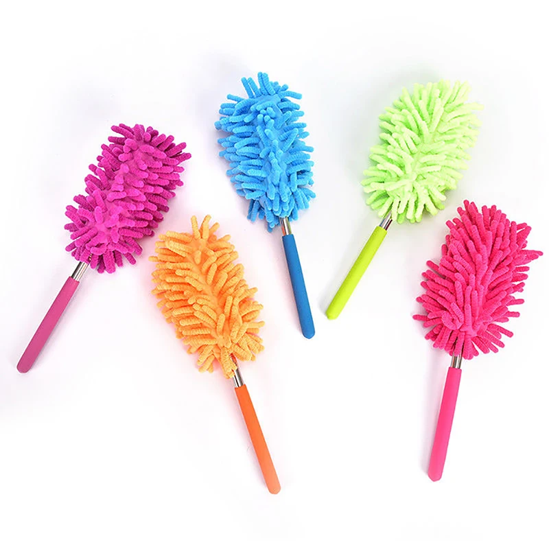 

Flexible Stretch Extend Microfiber Dust Feather Duster Household Dusting Brush Cars Cleaning Bredroom Kitchen Duster