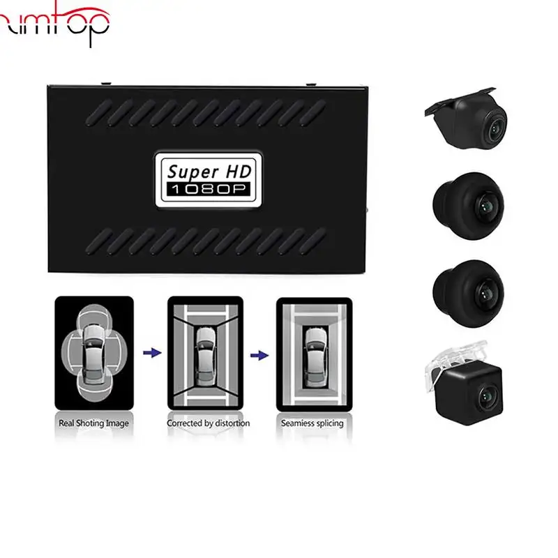 

1080P 2D 3D AVM Bird View Recording Device Night vision Module Parking System panoramic 360 Car Camera