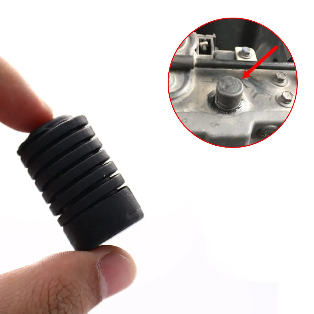 Черная резиновая буферная подушка для двигателя 2 шт. клейкая подходит Hyundai Ix35 Verna