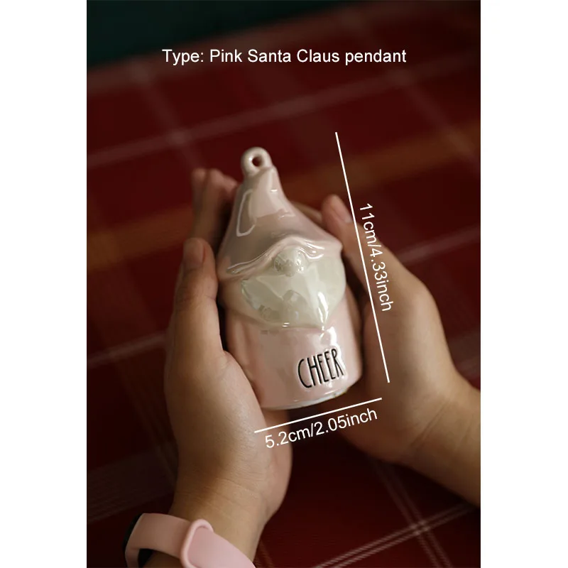 

Керамическое елочное украшение TingKe Санта-Клаус