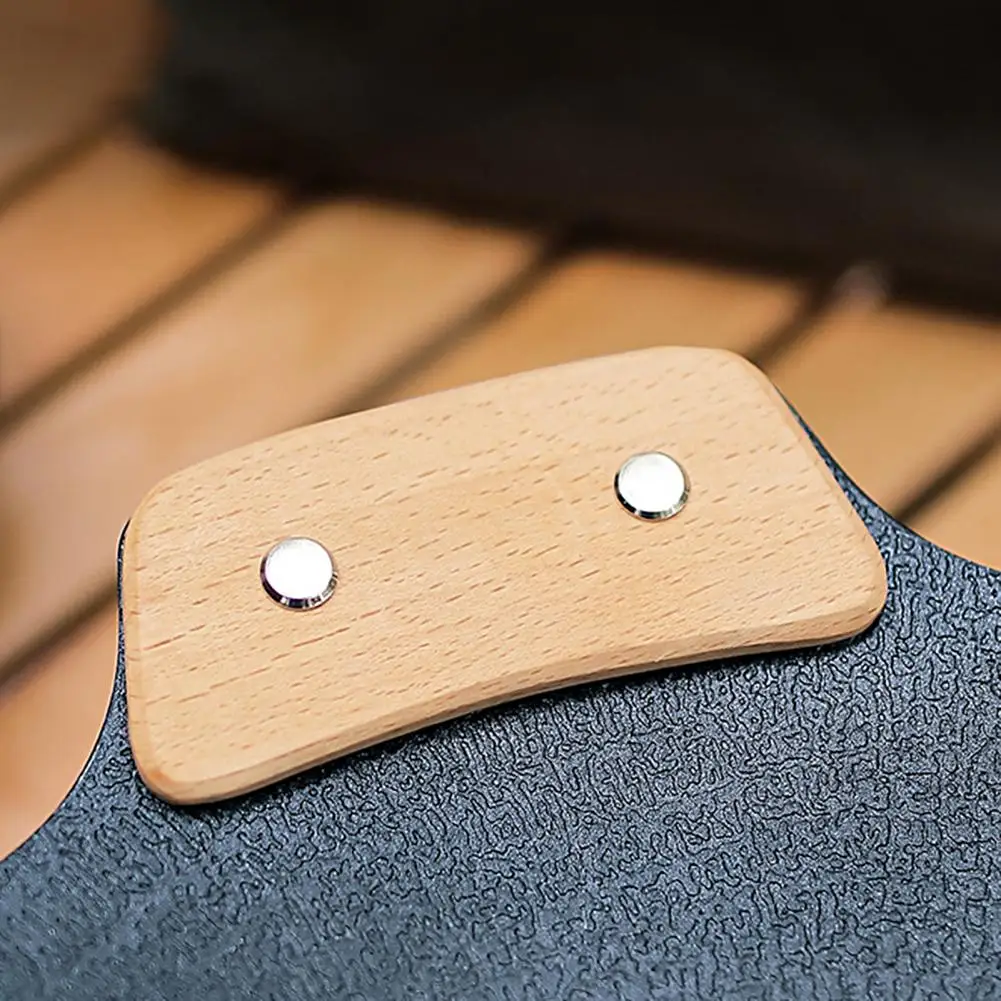 

Bakeware Handle Cover Wood Anti-oxidation Portable Anti-scald Non-slip Thick Stainless Bakeware Handle Cover