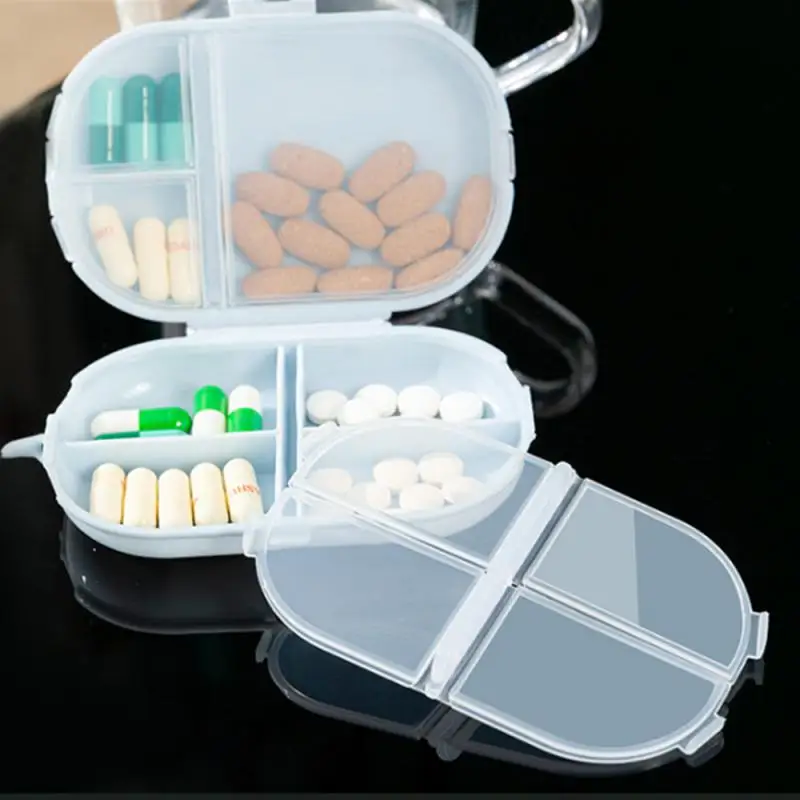 

Simple Storage Box Portable Sub-box Odorless Hygiene Tablets Store Practical One Week Seal Household Food Grade Home Furnishing