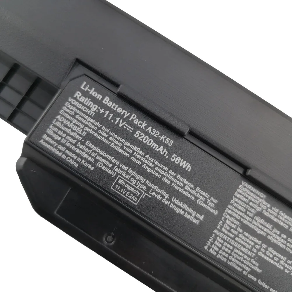 A32-K53 Аккумулятор для ноутбука Asus A41-K53 A42-K53 K53S K53T X53S X53U X54H K53 K53E K53F K43S K53J K53SV A43 A53S A53SV