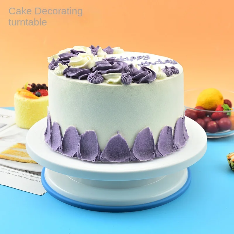 

Cake Turntable Stand Accessories Mold Rotating Stable Anti-skid Decorating Rotary Table Round