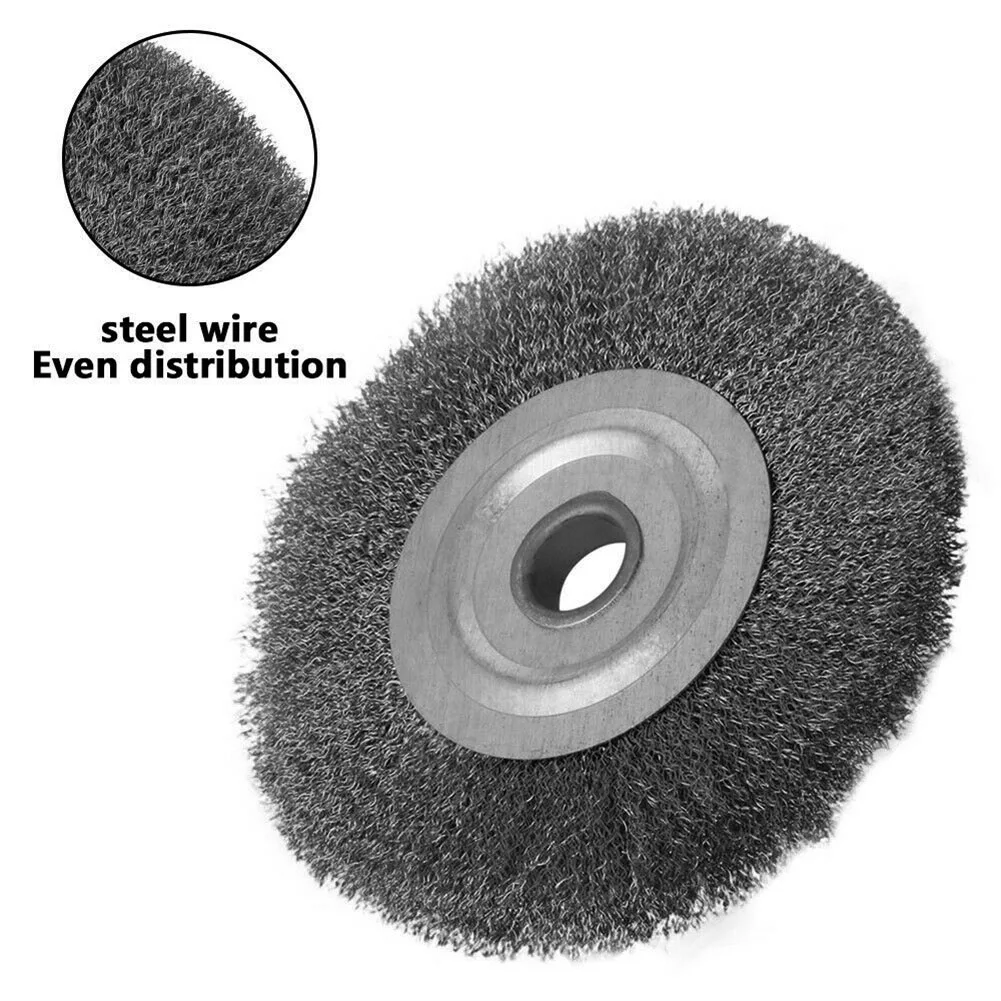 

1Pc Crimped Wheel Drill Brush 75/80mm 0.52in/0.32in Bore Stainless Steel Wire brush Angle Grinder Polishing Rust Removal Tools