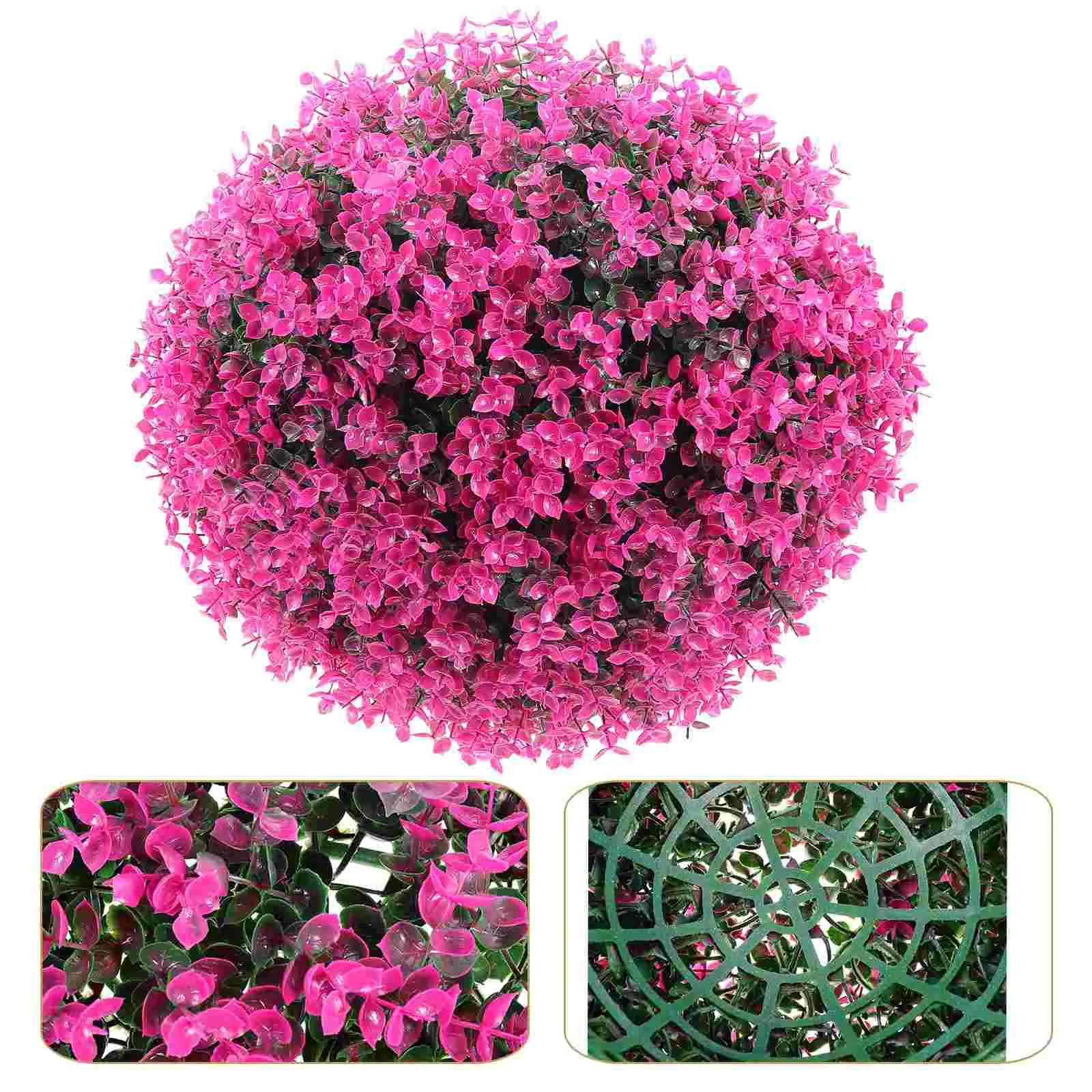 

Balls Topiary Ball Artificial Grass Boxwood Faux Decorative Hanging Fake Greenery Outdoor Simulation Trees Plastic Garden