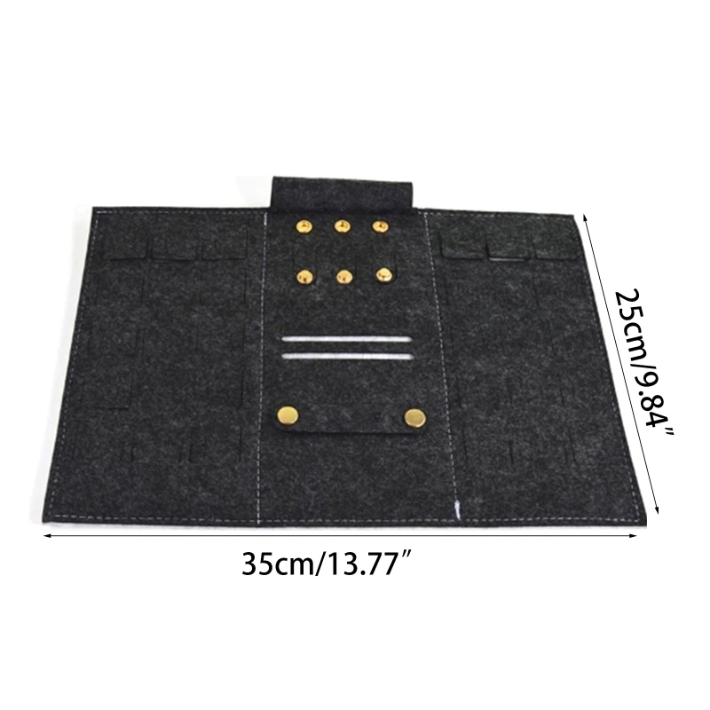 Дорожный органайзер для ювелирных изделий портативный рулон легкая