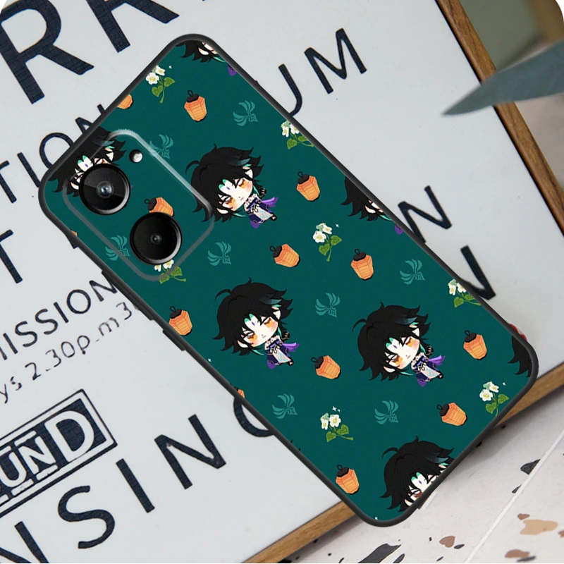Genshin Impact для Realme C55 C53 C67 GT Neo 5 6 9 10 11 12 Pro Plus C11 C25 C21Y C30 C31 C33 C35 C51 чехол