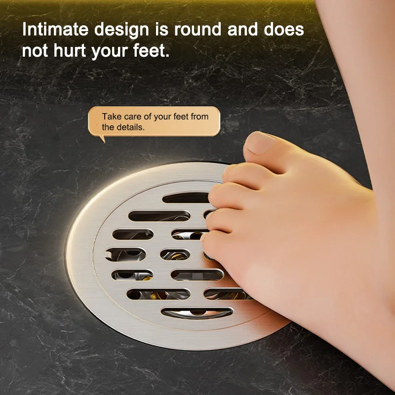 Настенный Слив для пола из нержавеющей стали с защитой от запаха